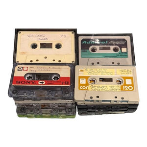 Vintage Recorded Cassette Tape Lot CBC AM Spoken Word Canada Sony Multicolor